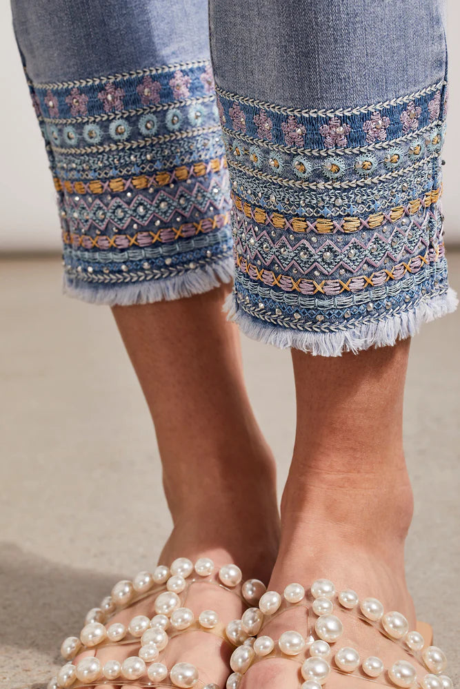Audrey Printed Ankle Pant by Tribal – MeadowCreek Clothiers