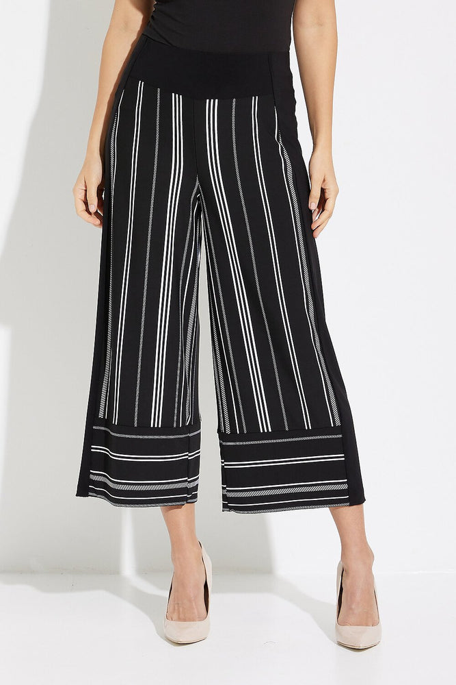 
            
                Load image into Gallery viewer, Joseph Ribkoff Striped Pant- Blk-White 231071
            
        