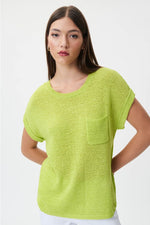 Joseph Ribkoff Knit Short Sleeve Sweater 232927