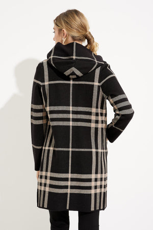 
            
                Load image into Gallery viewer, Jospeh Ribkoff Checkered Coat- Black/Oatmeal 233964
            
        
