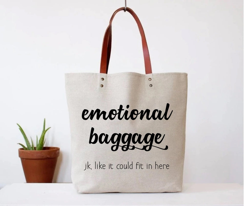 
            
                Load image into Gallery viewer, Emotional Baggage Tote Bag
            
        