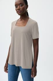 
            
                Load image into Gallery viewer, Joseph Ribkoff Double Layer Square Neck Top 231264
            
        