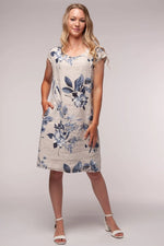 Linen Luv Sheath Dress- Sabbia TP1121