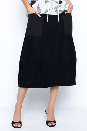 
            
                Load image into Gallery viewer, Picadilly Balloon Hem Maxi Skirt EF864
            
        
