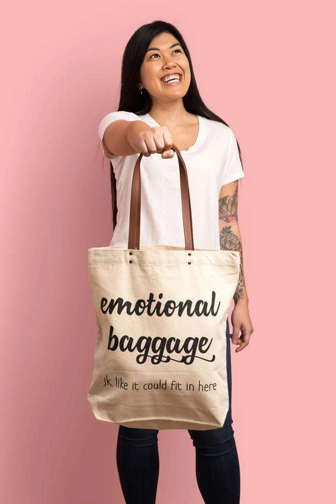 
            
                Load image into Gallery viewer, Emotional Baggage Tote Bag
            
        